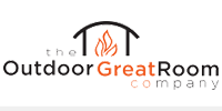 The Outdoor GreatRoom Company logo with a house roof icon and orange flame over “GreatRoom” text