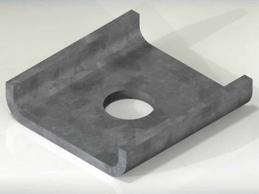 Grapa de conexión tierra sin tornillo (Connection Earth Without Bolt Staple)