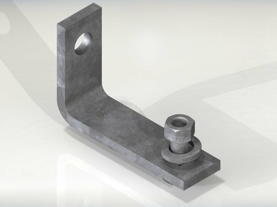 Soporte seccionador fusible en cruceta angular (Support Fusible Divider In Angular Crosspiece)
