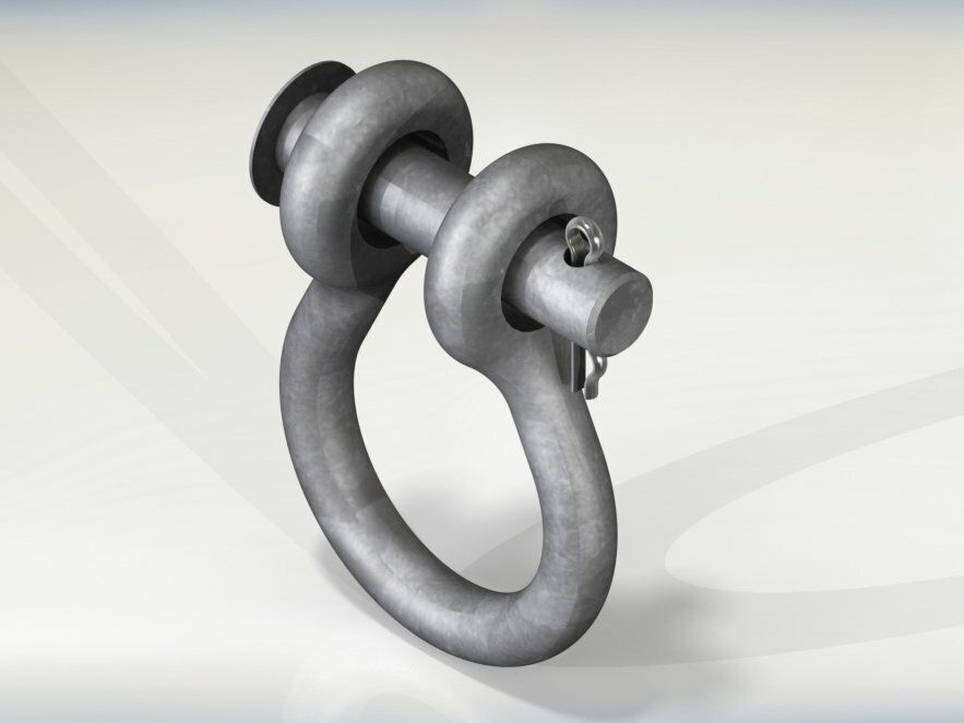Grillete normal recto (Right Normal Shackles)