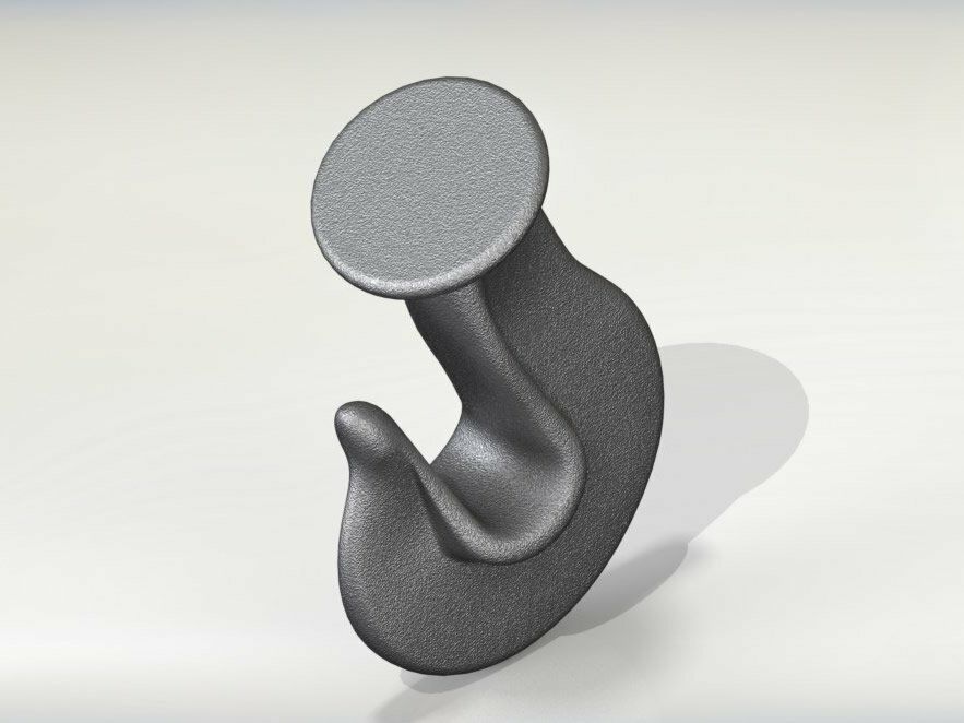 Adaptador de gancho con bola (en J) (Hook With Ball)