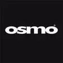 The osmo logo is white on a black background.