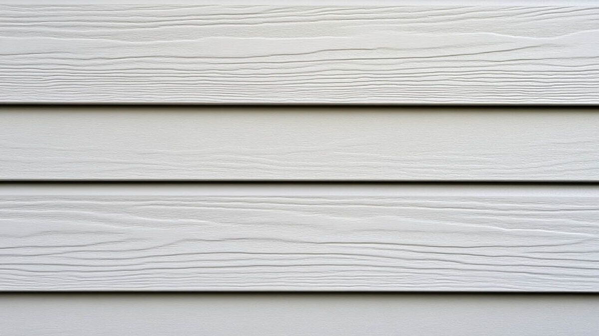 White horizontal wooden siding with subtle grain and shadow lines