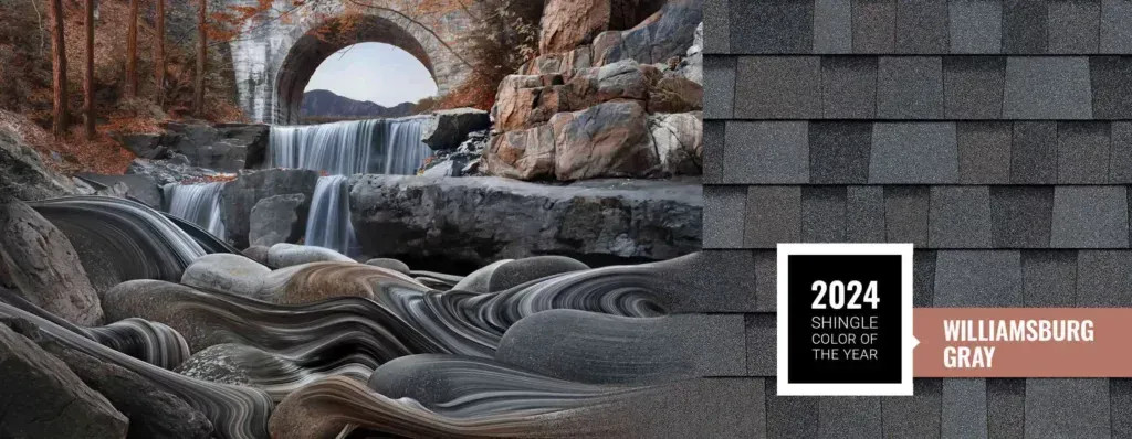River rapids under a stone arch bridge with a 2024 Willamette Valley Oregon label