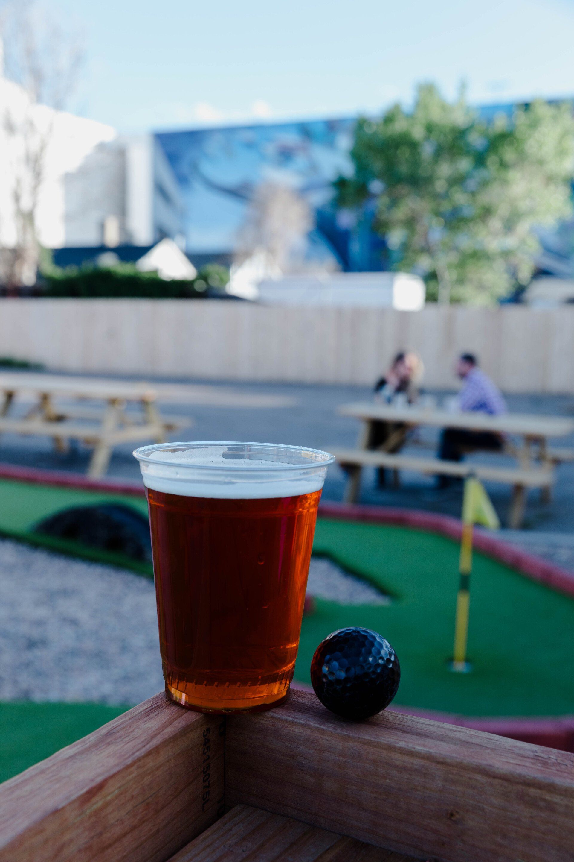 Mini golf and beer in Denver