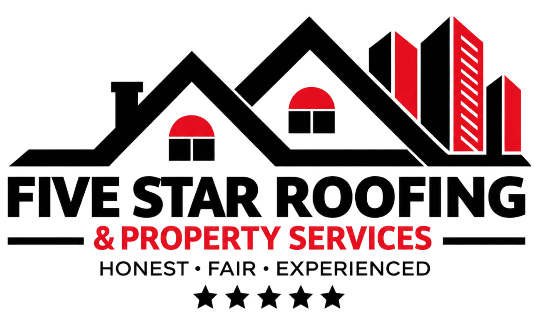 Five Star Roofing and Property Services Logo