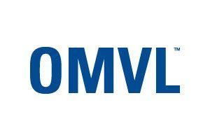 Logo OMVL blu su sfondo bianco con un piccolo simbolo di marchio registrato