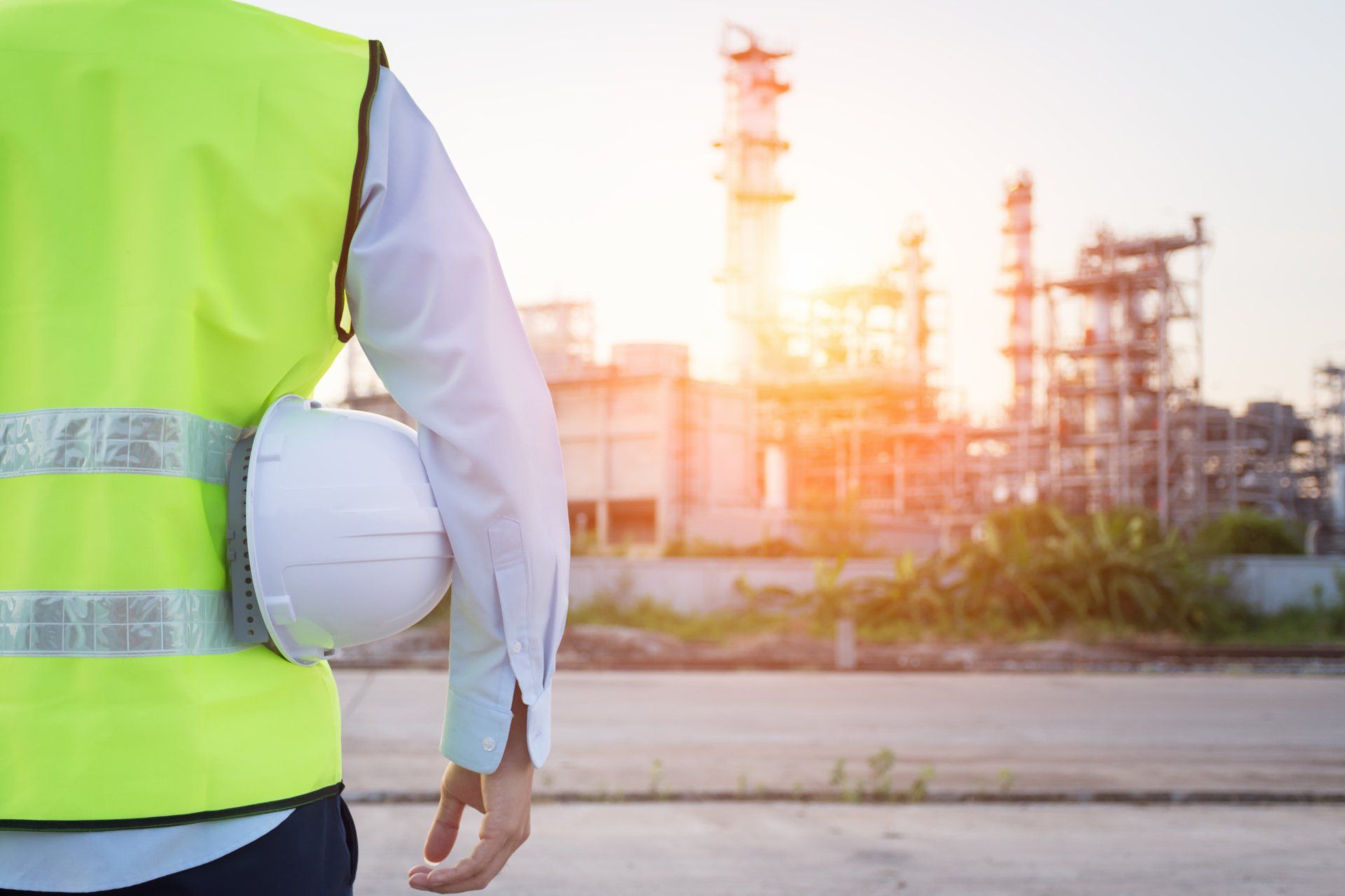 man working on engineering problem