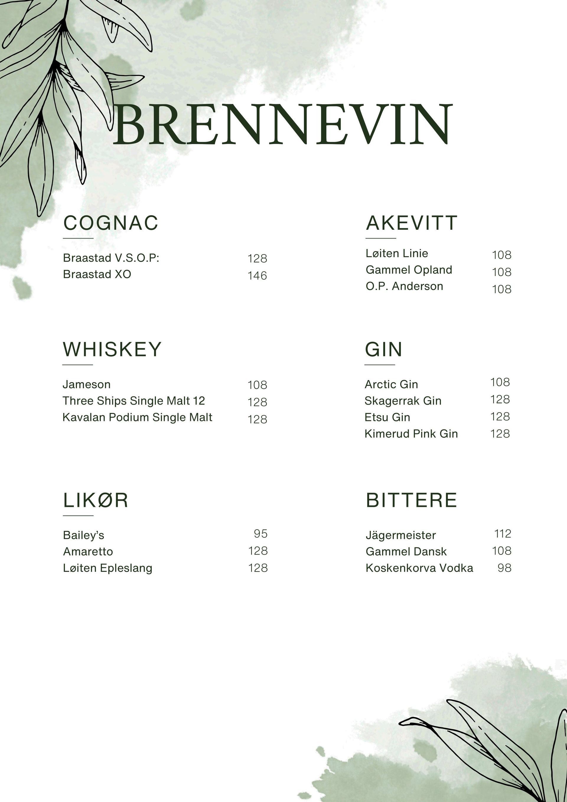 Drikkemeny