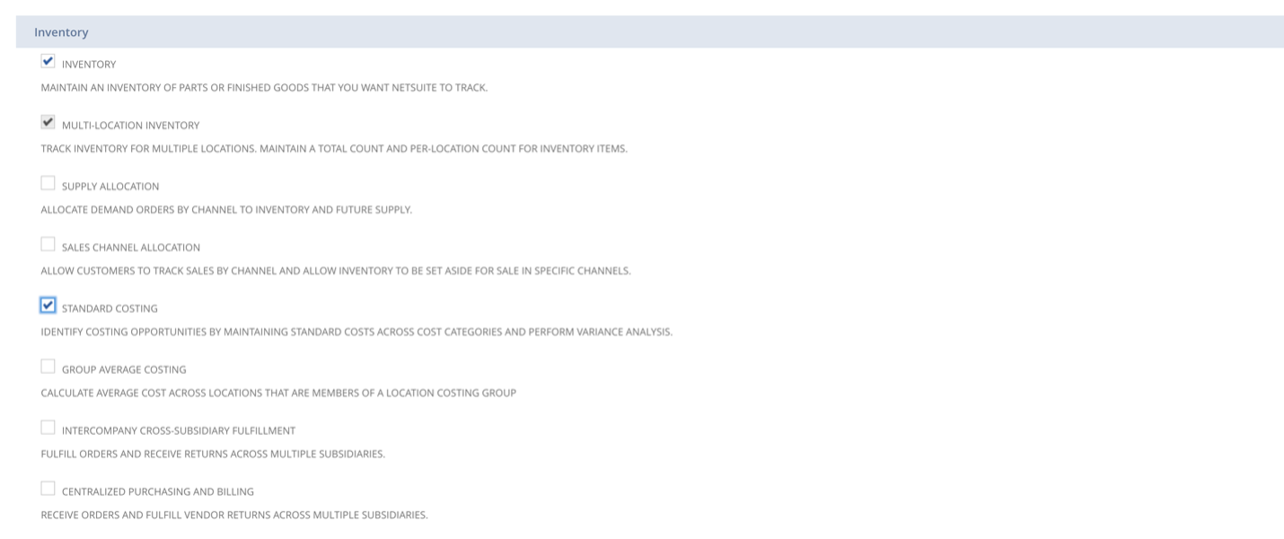 A screenshot showing the fourth step in costing selection.