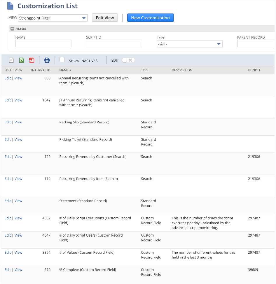 This screenshot shows the eighth step in documenting NetSuite custom objects.