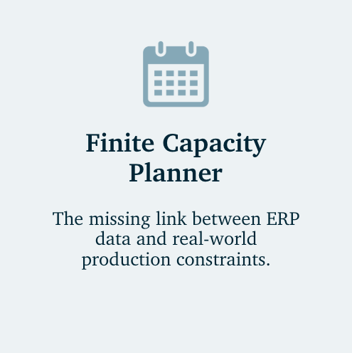 Dynamic Job Shop Finite Capacity Planner