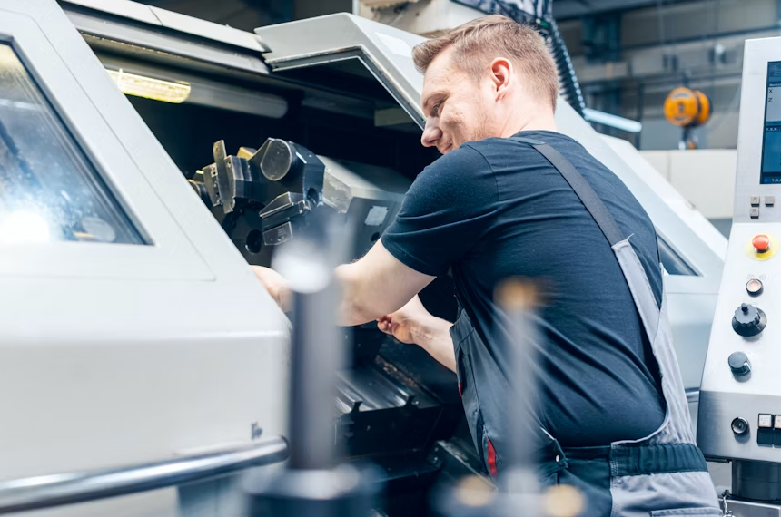 CNC Machinist in Job Shop