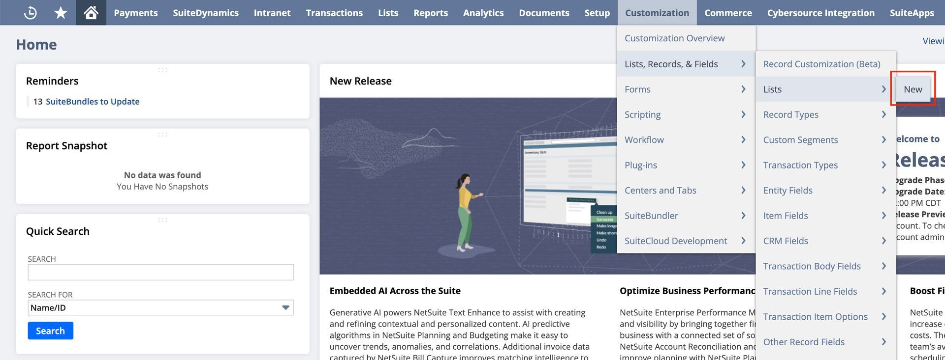 The third screenshot showing how to set up UNSPSC codes in NetSuite.