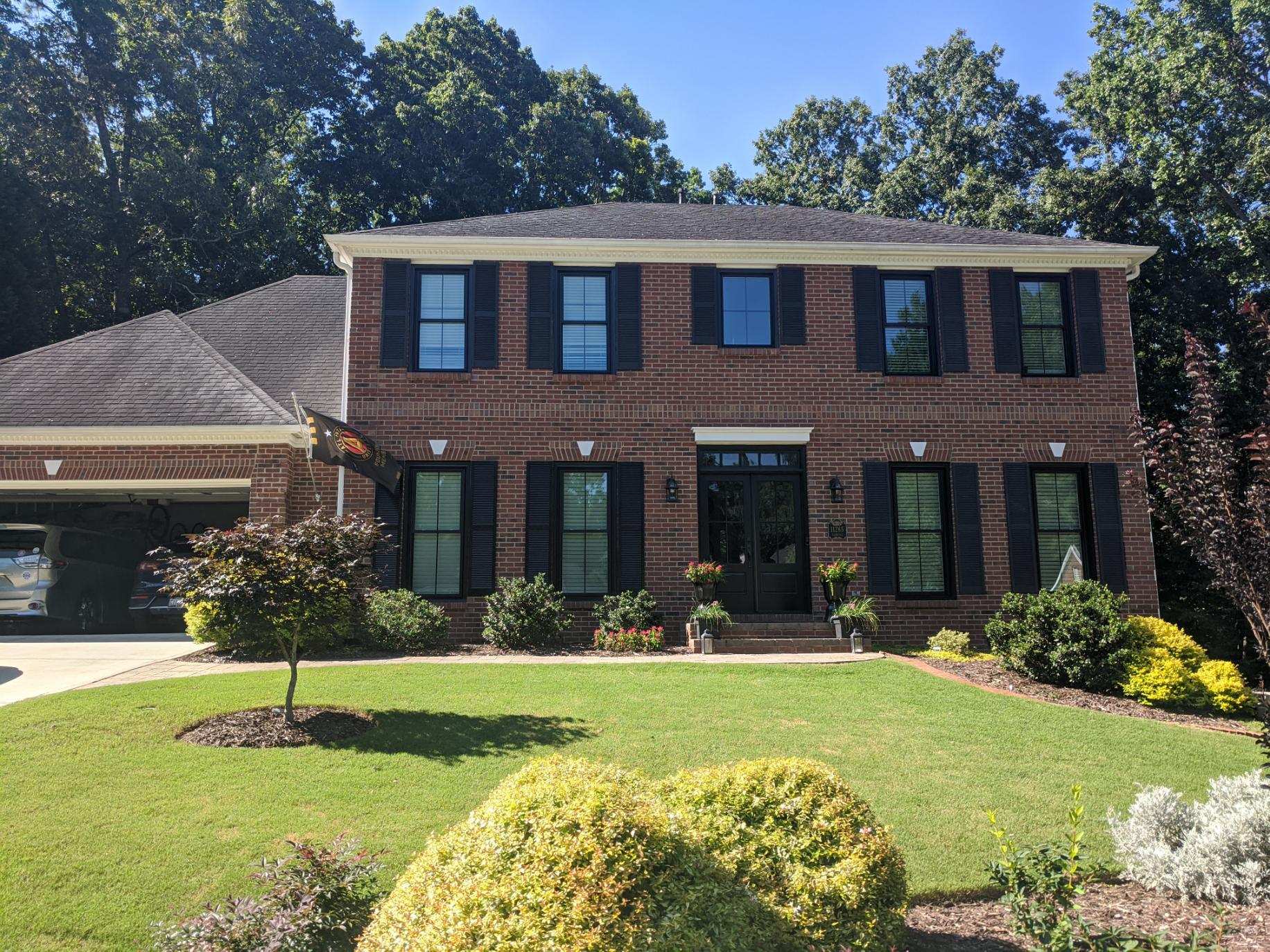 A Beautiful Garden And The House — Tucker, GA — Quinn Windows