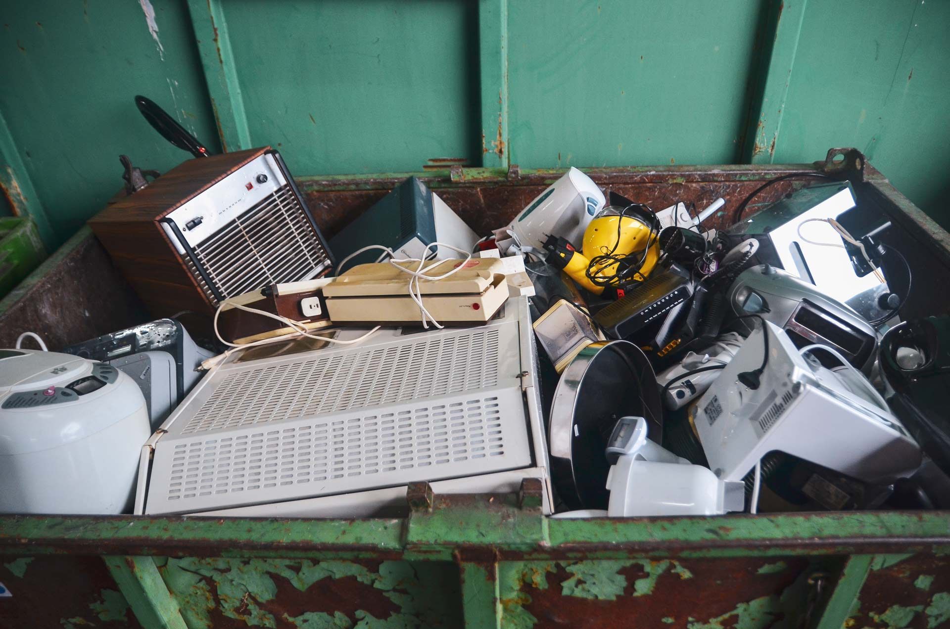 Electronics in Dumpster