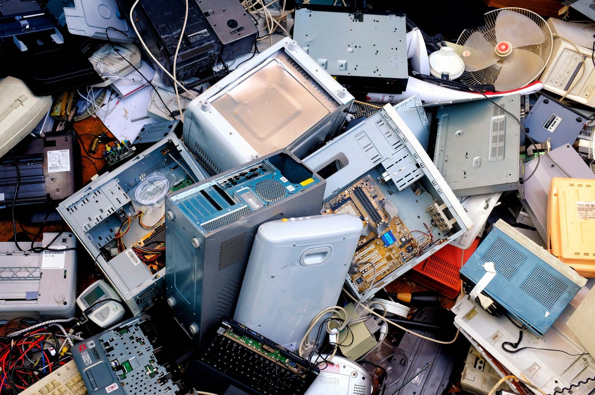 Pile of Electronic Waste