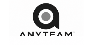AnyTeam logo with black stylized “A” icon and the word “ANYTEAM” beneath it