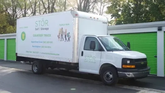 stor self storage moving truck