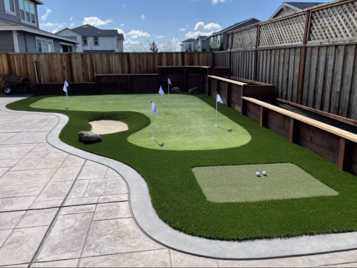 Green Turf Installation