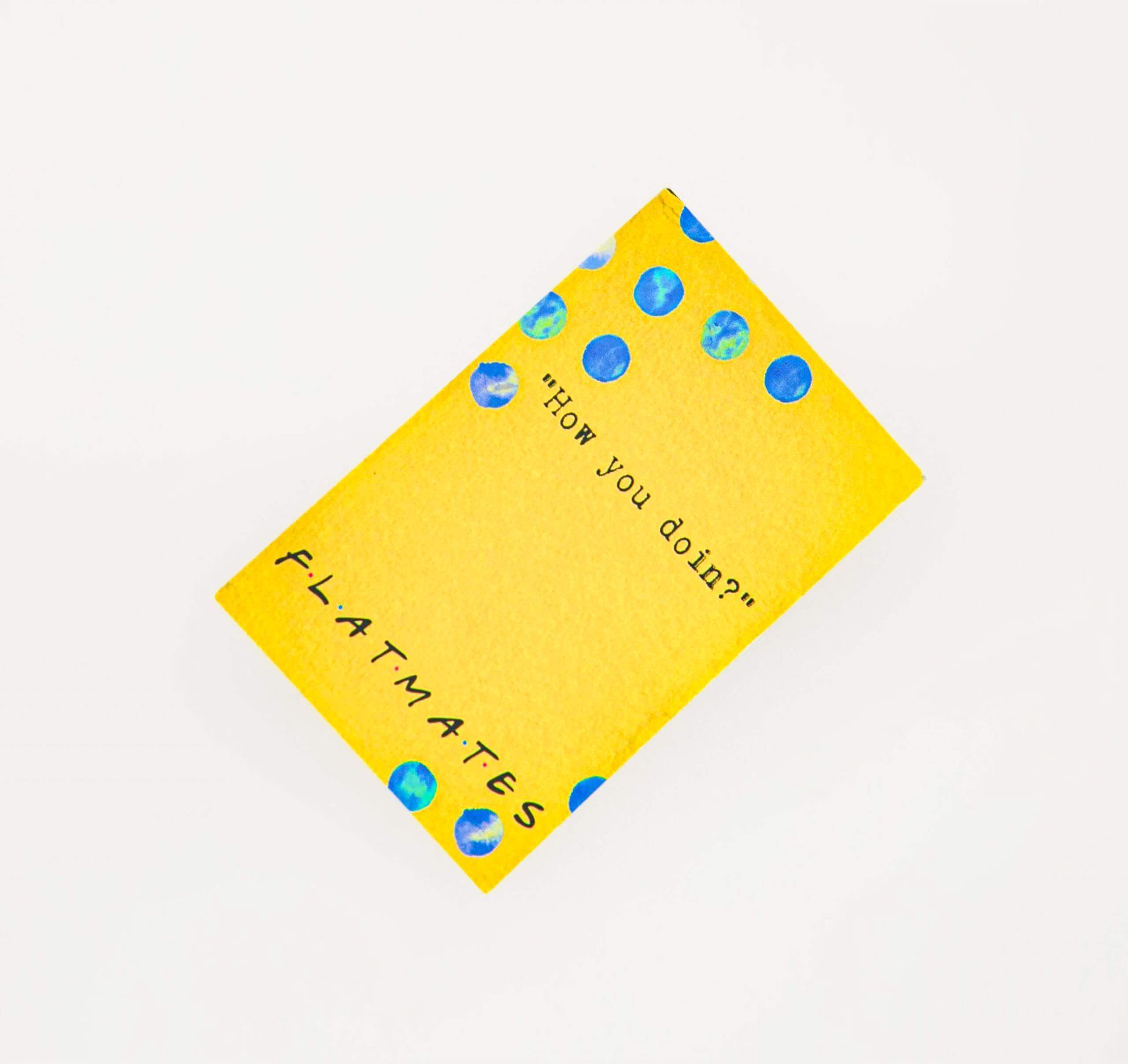 Yellow notepad with