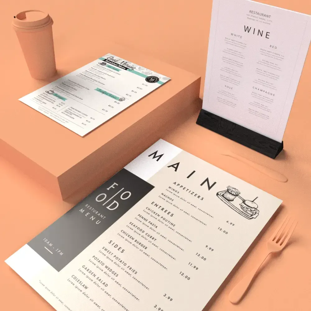 Hospitality printing