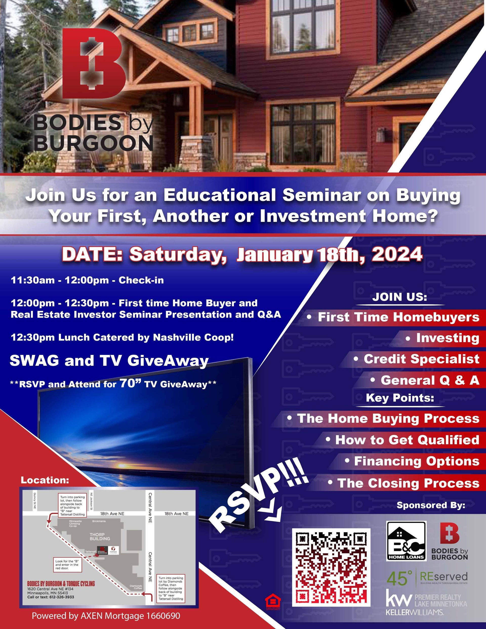 A poster for an educational seminar on buying your first , another or investment home. A poster for an educational seminar on buying your first , another or investment home.