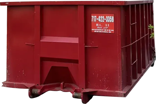 Route 11 Roll Offs roll off dumpster ready for delivery in Newville PA