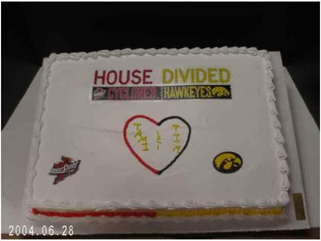 Cake decorated with 