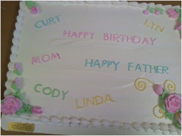 Cake with 