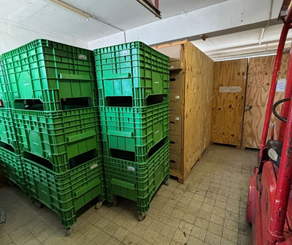 PC Wannen Büroumzug