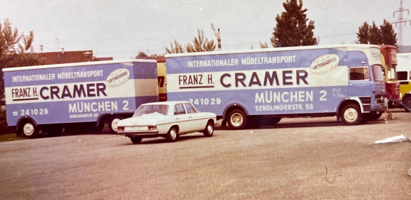 Spedition Cramer Auslieferung Mercedes Pullmann Ackermann Fidi Amö