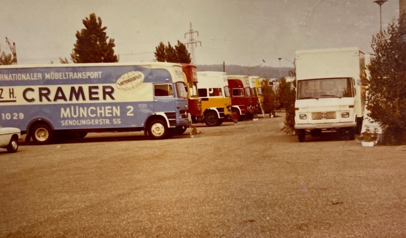 Spedition Cramer Auslieferung Mercedes Pullmann Ackermann Fidi Amö
