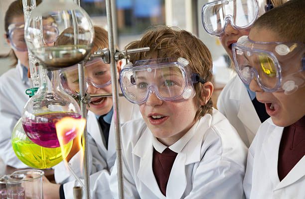 Class Doing Experiment - Skokie, IL - The Education Foundation