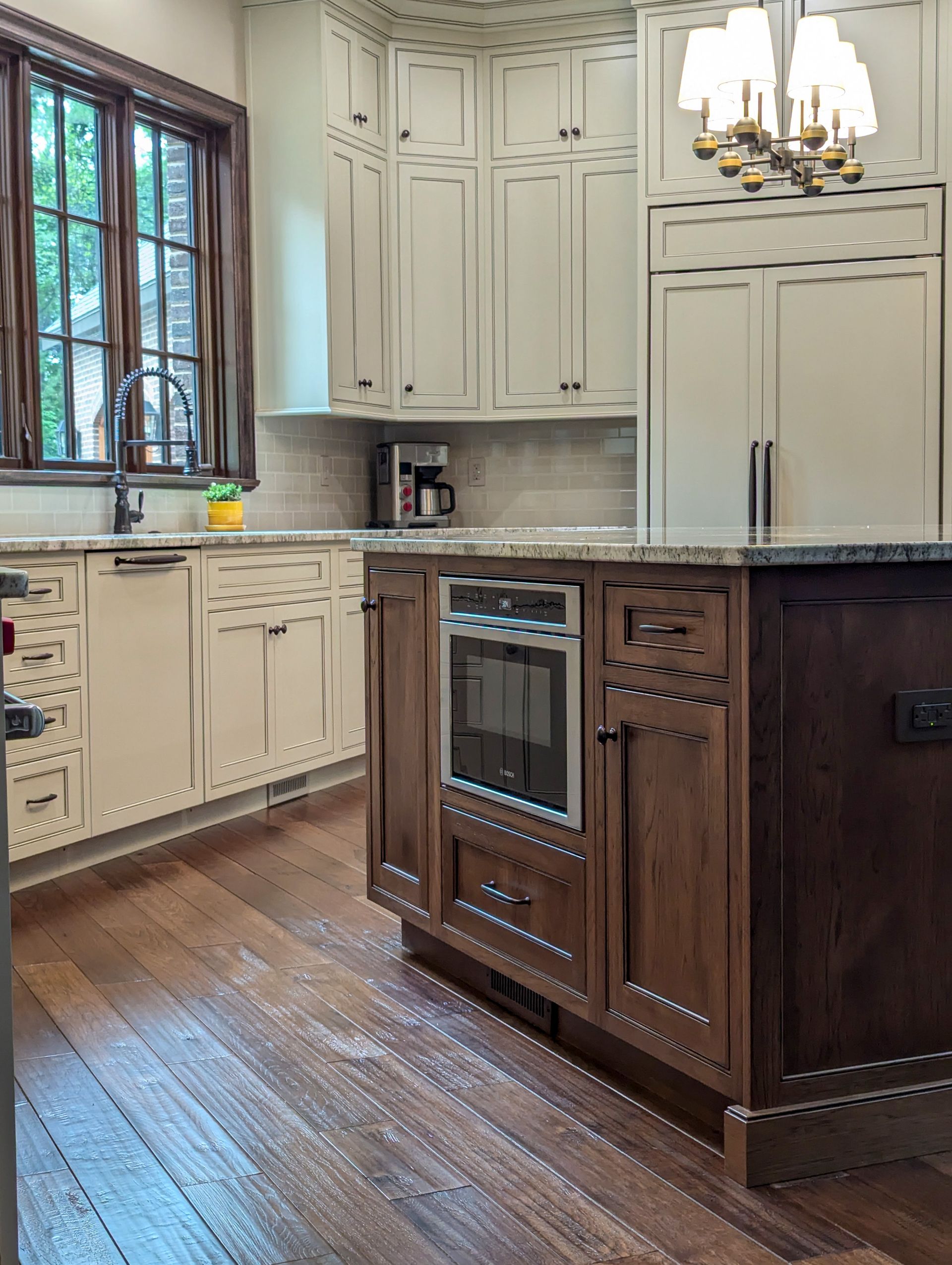 Saddle Sable Hickory Kitchen