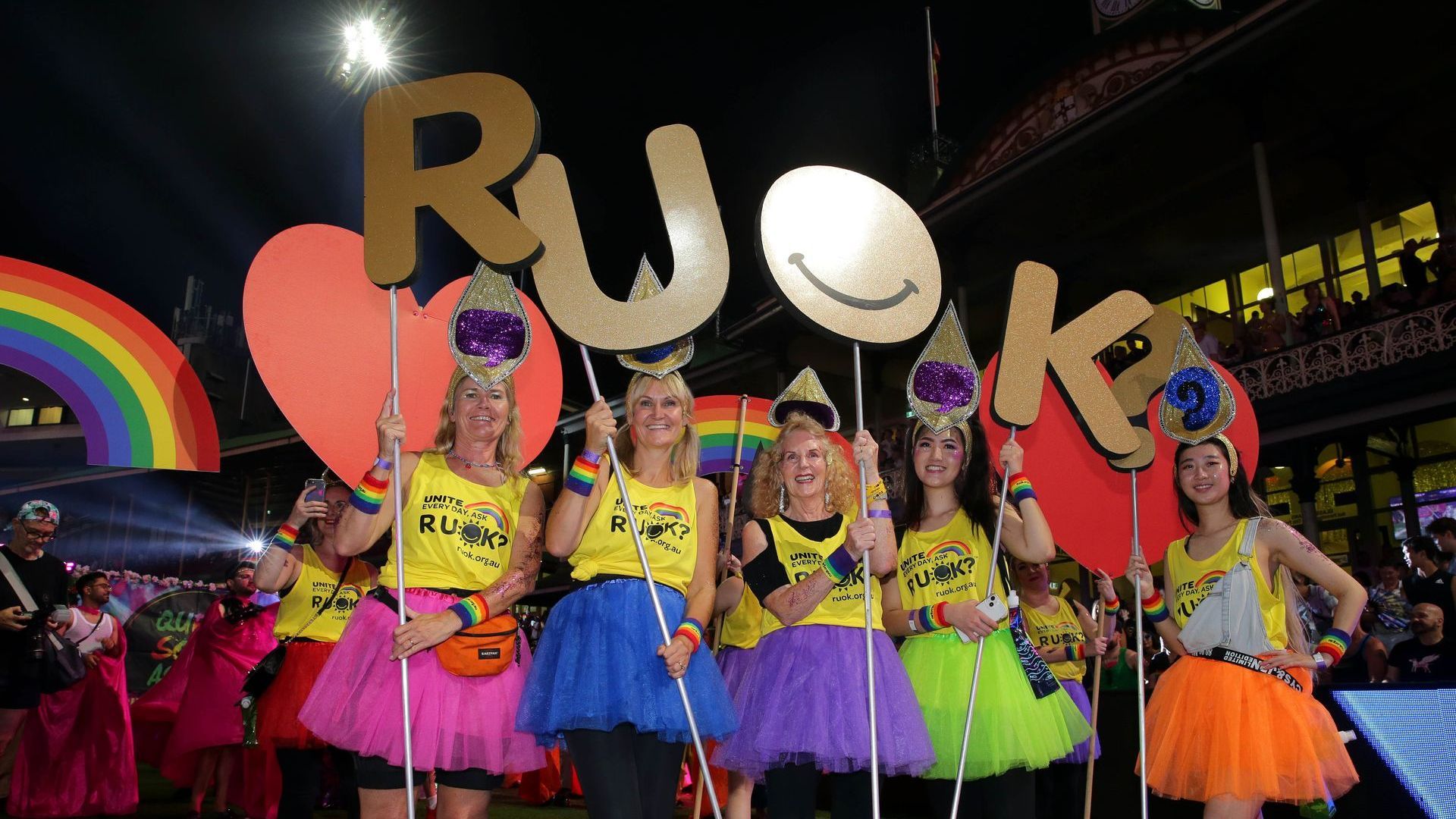 Ask your mob, your way, R U OK?