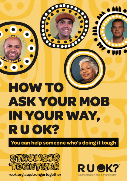 How to Ask your mob, in your own way, Are you OK?