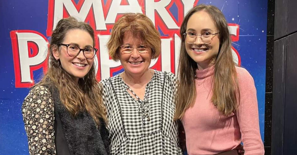 Ruth Moore and her daughters.