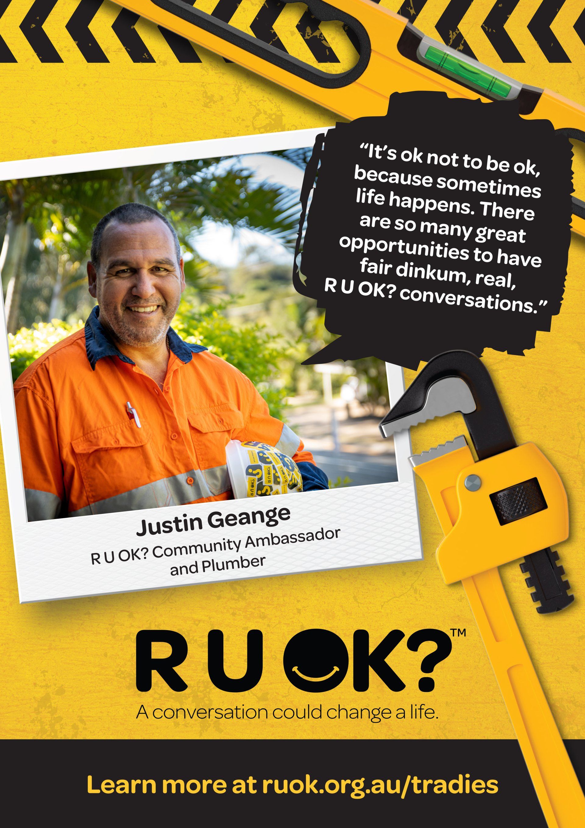 Tradies Tools to Talk poster