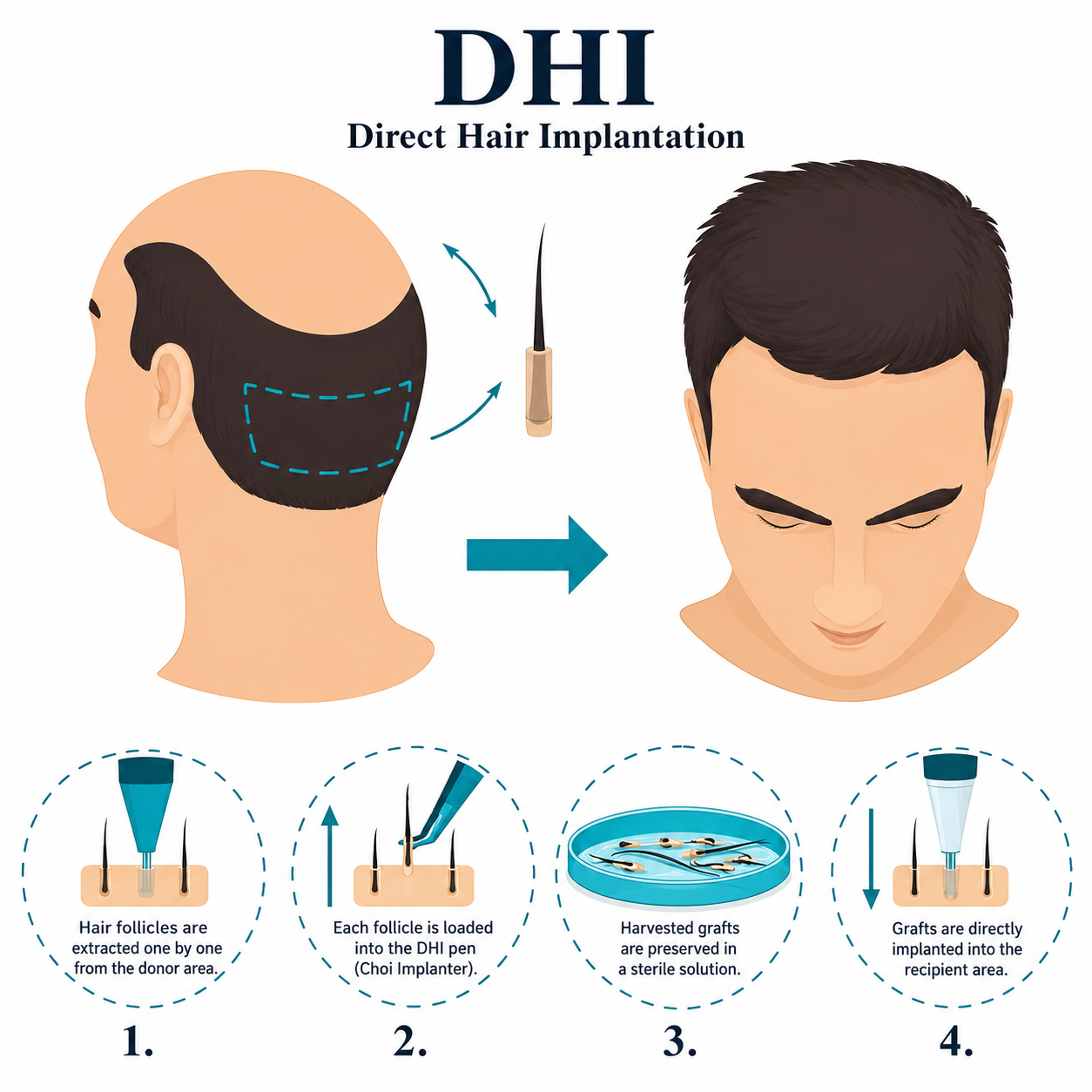 DHI hair transplant Birmingham