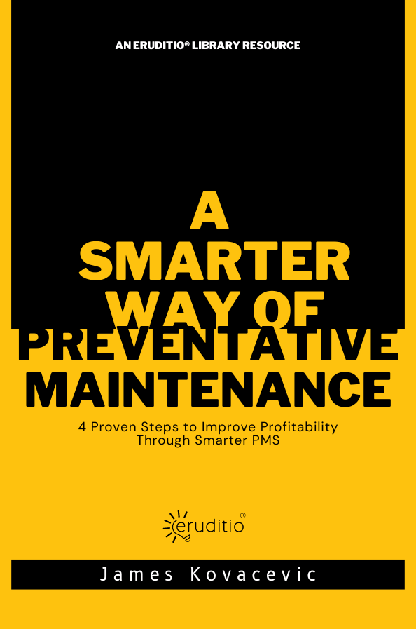 Cover design for ebook titled A Smarter Way of Preventative Maintenance.