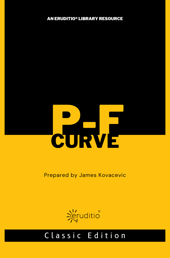 Cover design for ebook titled P to F Curve.