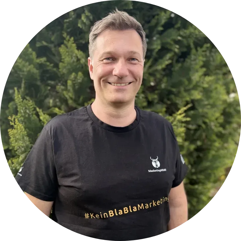 Kay Albusberger = Marketing-Guru und Digitalisierungsenthusiast Bild Kay Albusberger - Inhaber von Marketing4KMU