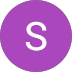 Purple circle with a white letter “S” centered inside.