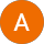 Orange circle with a white letter A