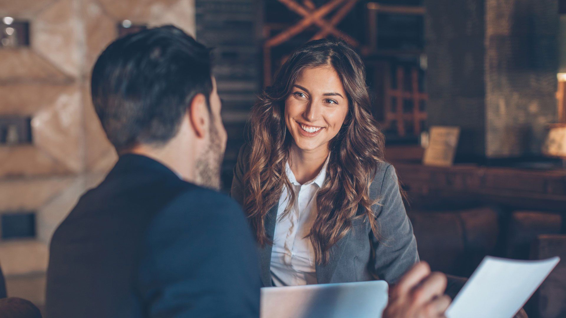 Talking to Client — Yorkville, IL — Dain Conway’s Tax Service