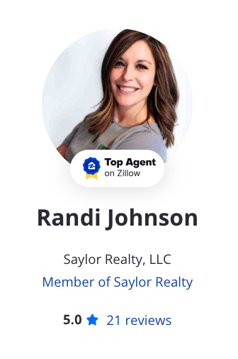 Randi Johnson, a real estate agent, with 