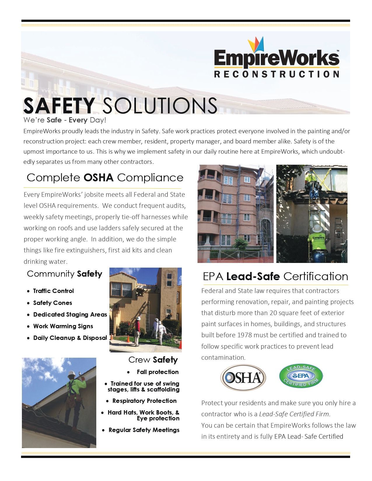 Empire works is america 's largest reconstruction company