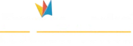 A white background with a yellow line and a colorful arrow.