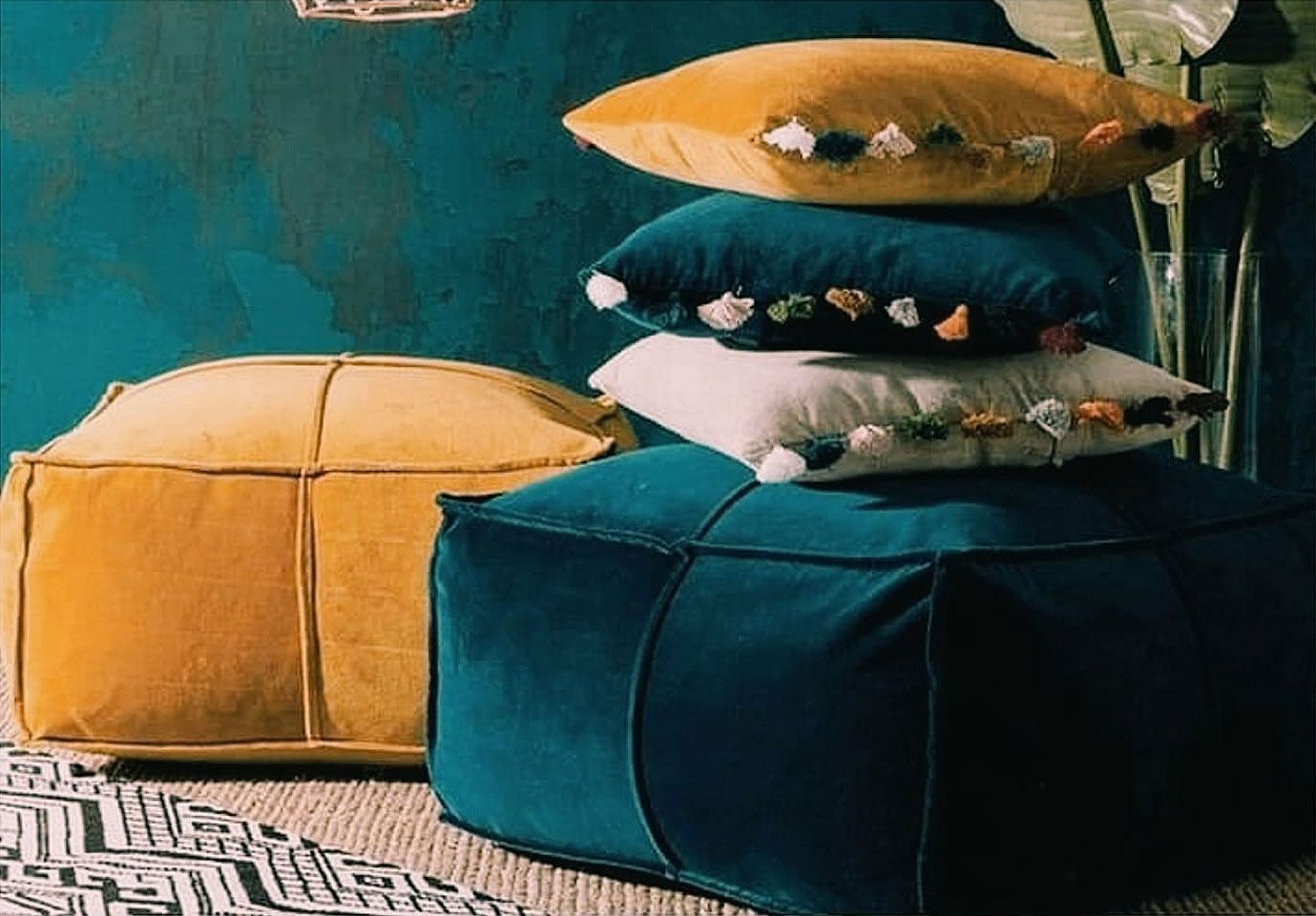 cuscini e pouf